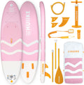 Inflatable Paddle Board for Adults 10 ft with Accessories - Pink