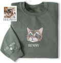NAZENTI Embroidered Dog Mom Sweatshirt - Paws & Love