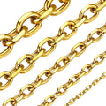 Cable Chain Necklace for Men 9mm Black Plated - Solid Rolo Link