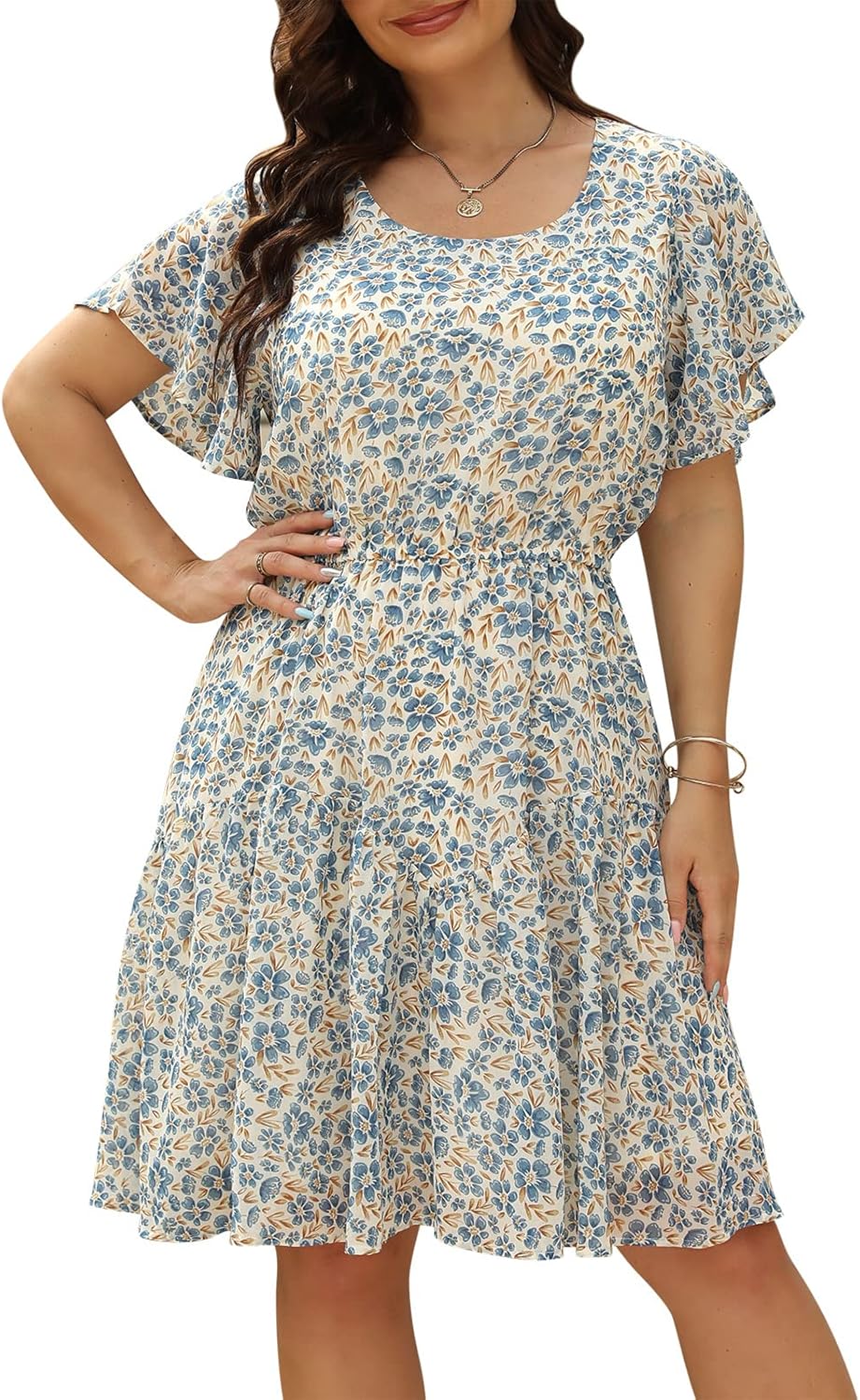 Plus Size Summer Dresses for Curvy Women - Boho Midi Style