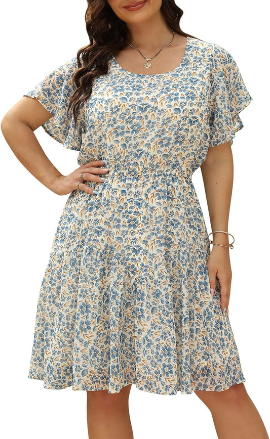 Plus Size Summer Dresses for Curvy Women by Nemidor - Boho Style