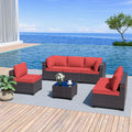 Kurapika 7 Piece Outdoor Patio Furniture Set for Relaxing Comfort