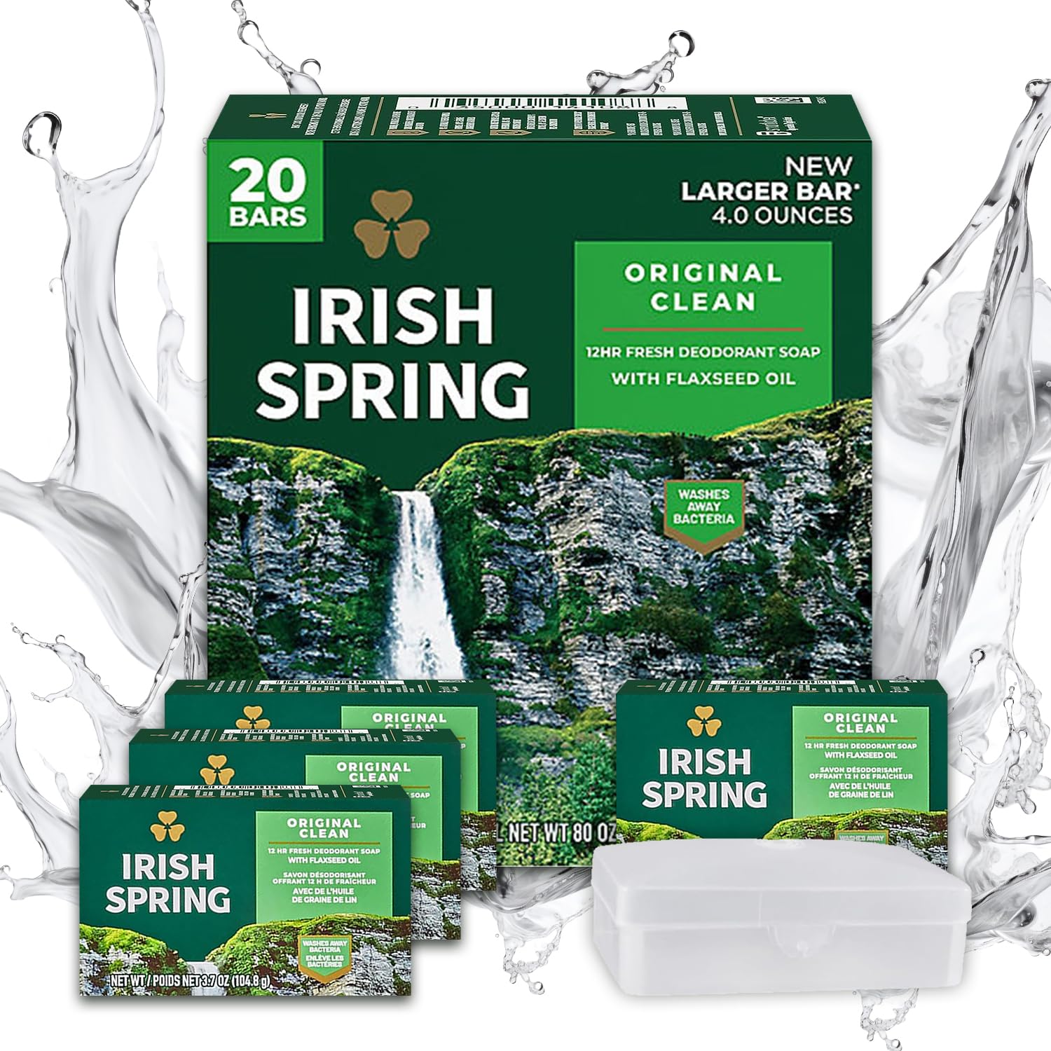 Irish Spring Bar Soap 20 Pack for Lasting Freshness and Clean