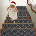 Stair Treads for Wooden Steps Non Slip Machine Washable Stair Runner