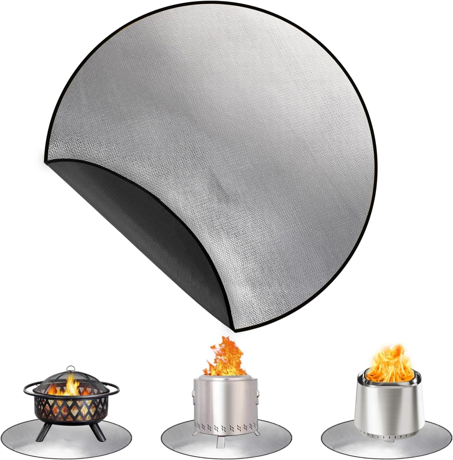 DocSafe Fireproof Grill Mat: Heat Insulated Protector