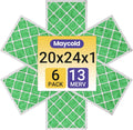 Maycold MERV 13 20x24x1 Air Filter 6-Pack - High Efficiency