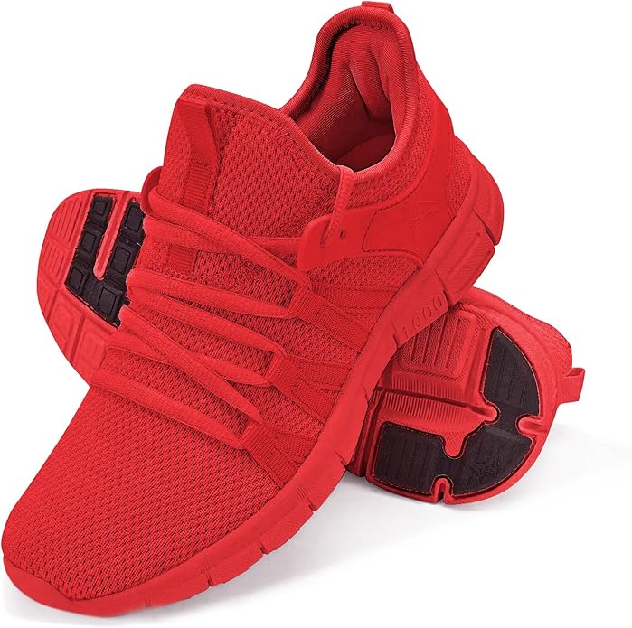 INZCOU Running Shoes Lightweight Breathable Mesh Sneakers for Gym