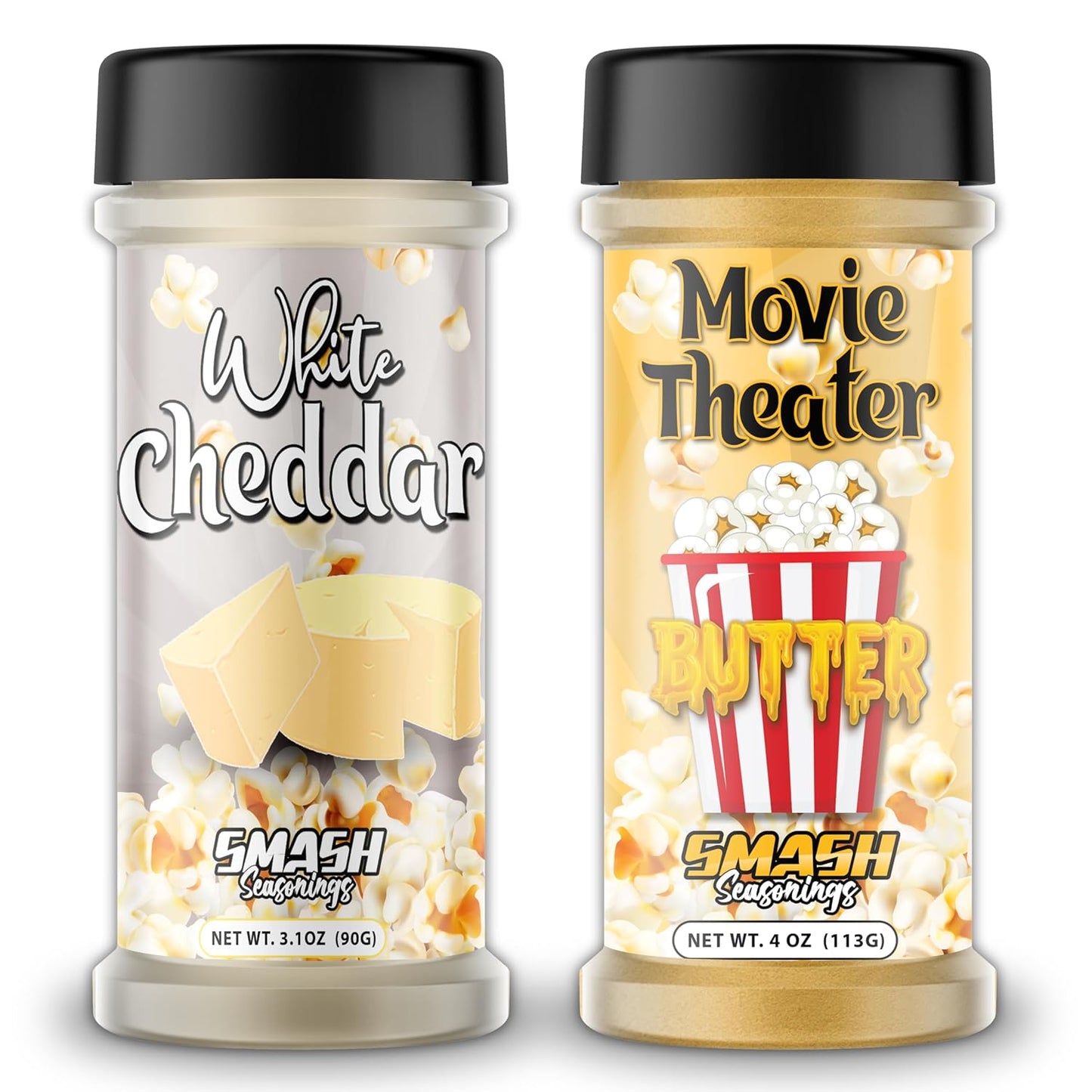 Popcorn Flavor Duo - White Cheddar & Butter - 2 Pack