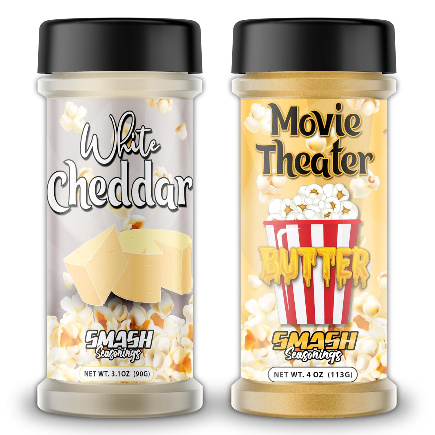 Popcorn Flavor Duo - White Cheddar & Butter - 2 Pack