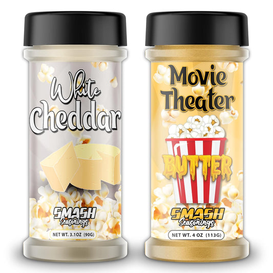 Popcorn Flavor Duo - White Cheddar & Butter - 2 Pack