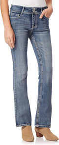 WallFlower Luscious Curvy Bootcut Mid-Rise Jeans - Flattering Fit cool
