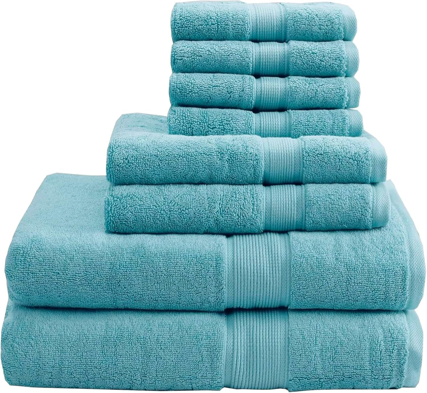 Luxurious 800GSM Bathroom Towel Set of 8 for Spa Quality