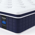 Coolvie Firm King Size Mattress 12 in - Supportive Hybrid for Back