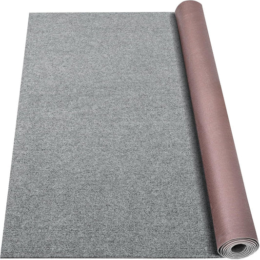 Marine Carpet Roll 6 FT x 23 FT Smoke Gray Non-Slip TPE Backing