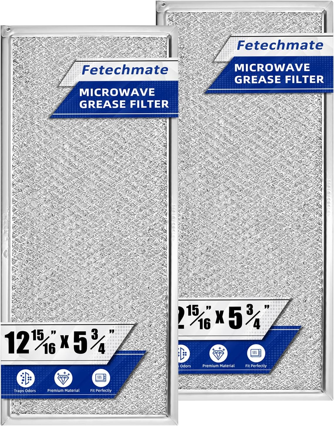 Whirlpool GE Microwave Filters - Efficient Grease Removal - Pack of 2