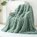 Kivik Weighted Blanket for Adult, 15 lb Checkered Throw - Cozy Sleep