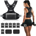 PACEARTH Adjustable Weight Vest 4-32lbs X-Shape - Versatile Training