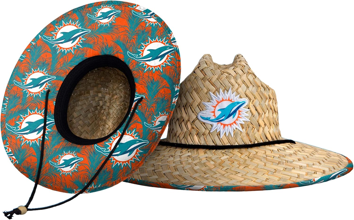 NFL Team Logo Floral Lifeguard Beach Straw Sun Hat Review