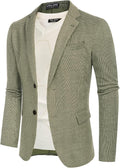 PJ Paul Jones Mens Herringbone Blazer Jacket Lightweight Casual Knit