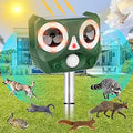 Solar Powered Animal Repellent Ultrasonic Motion Sensor - Humane Yard