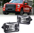 Fog Lights Assembly Replacement for Ford F150 F-150 2015-2020 - Clear