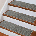 Stair Treads Non Slip 15 Pack 8in x 30in Carpet Treads - Safe, Soft