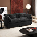 Cloud Sofa 77 Inch Loveseat - Modular Two-Seat Chenille Couch
