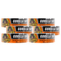 Gorilla Duct Tape Black 1.88 in x 35 yd (6 Pack) - Heavy Duty Repair