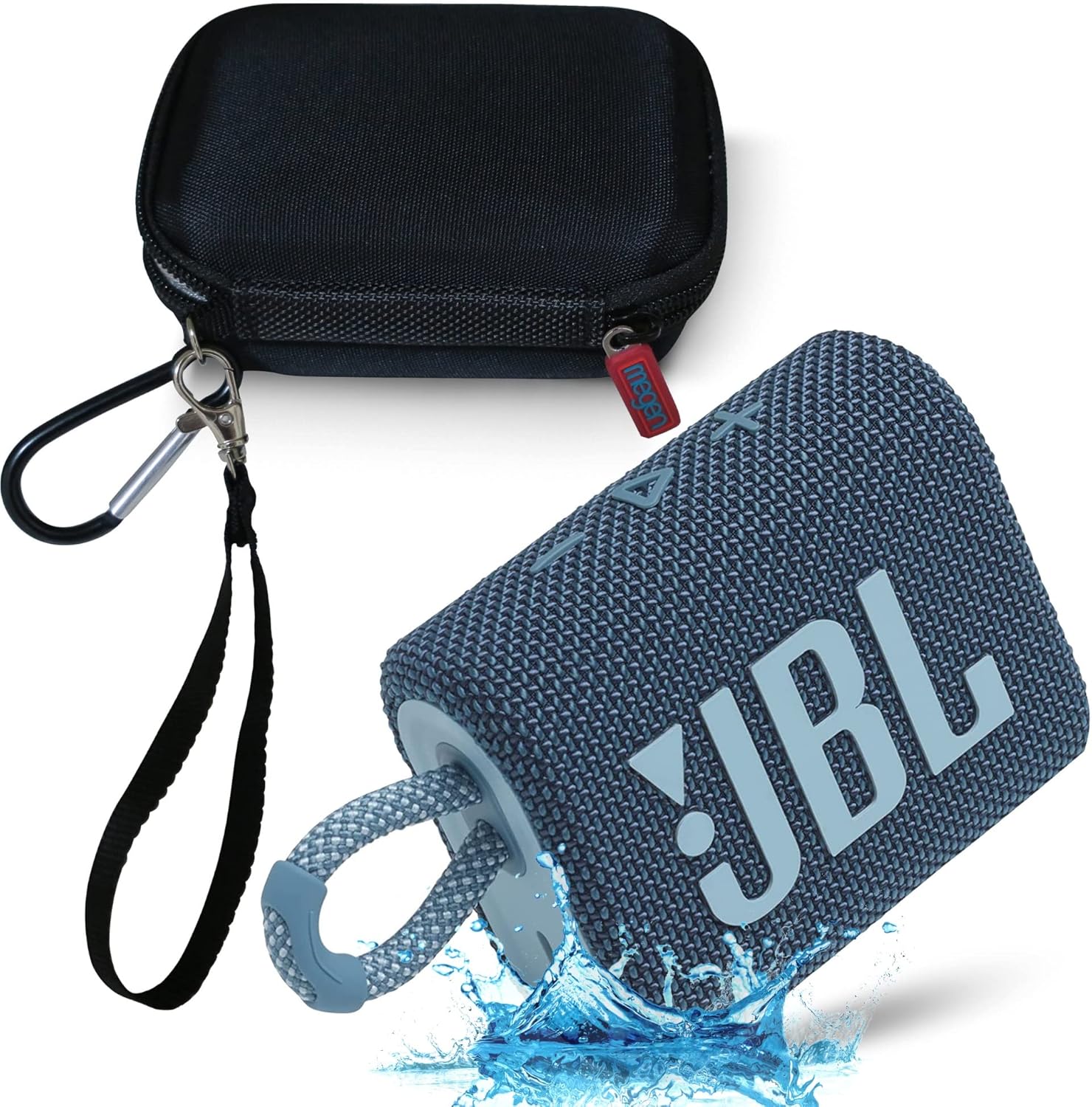 JBL GO 3 Waterproof Ultra Portable Bluetooth Speaker Bundle