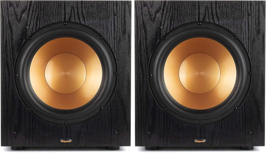 Powerful Bass Duo: Klipsch Black Label Subwoofer Pair