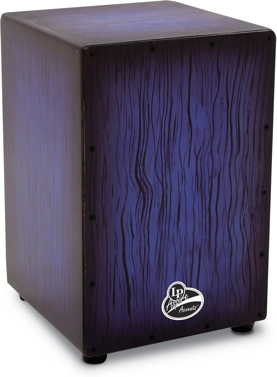 LP Aspire Accents Wire Cajon Blue Burst Streak for Musicians