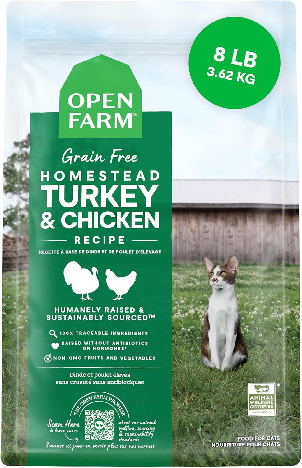 Open Farm Grain Free Dry Cat Food for Balanced Nutrition