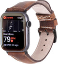 Full Grain Leather Watch Band Compatible with Apple Watch All Series