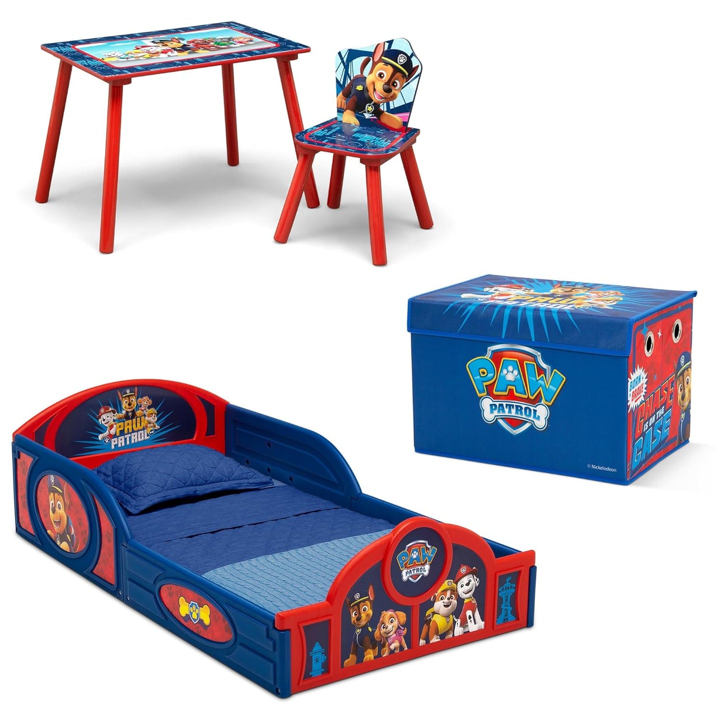 Delta Children PAW Patrol 4-Piece Toddler Room-in-a-Box Set