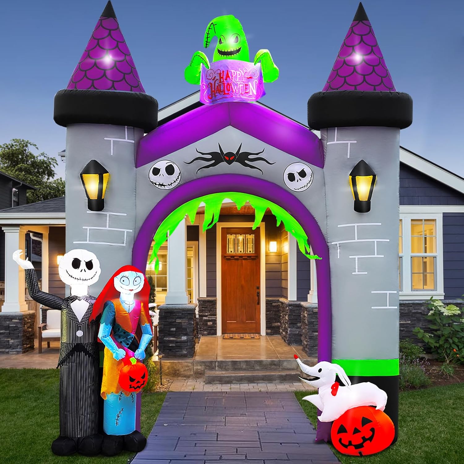 Inflatable Archway Halloween Decoration 12FT for Spooky Fun