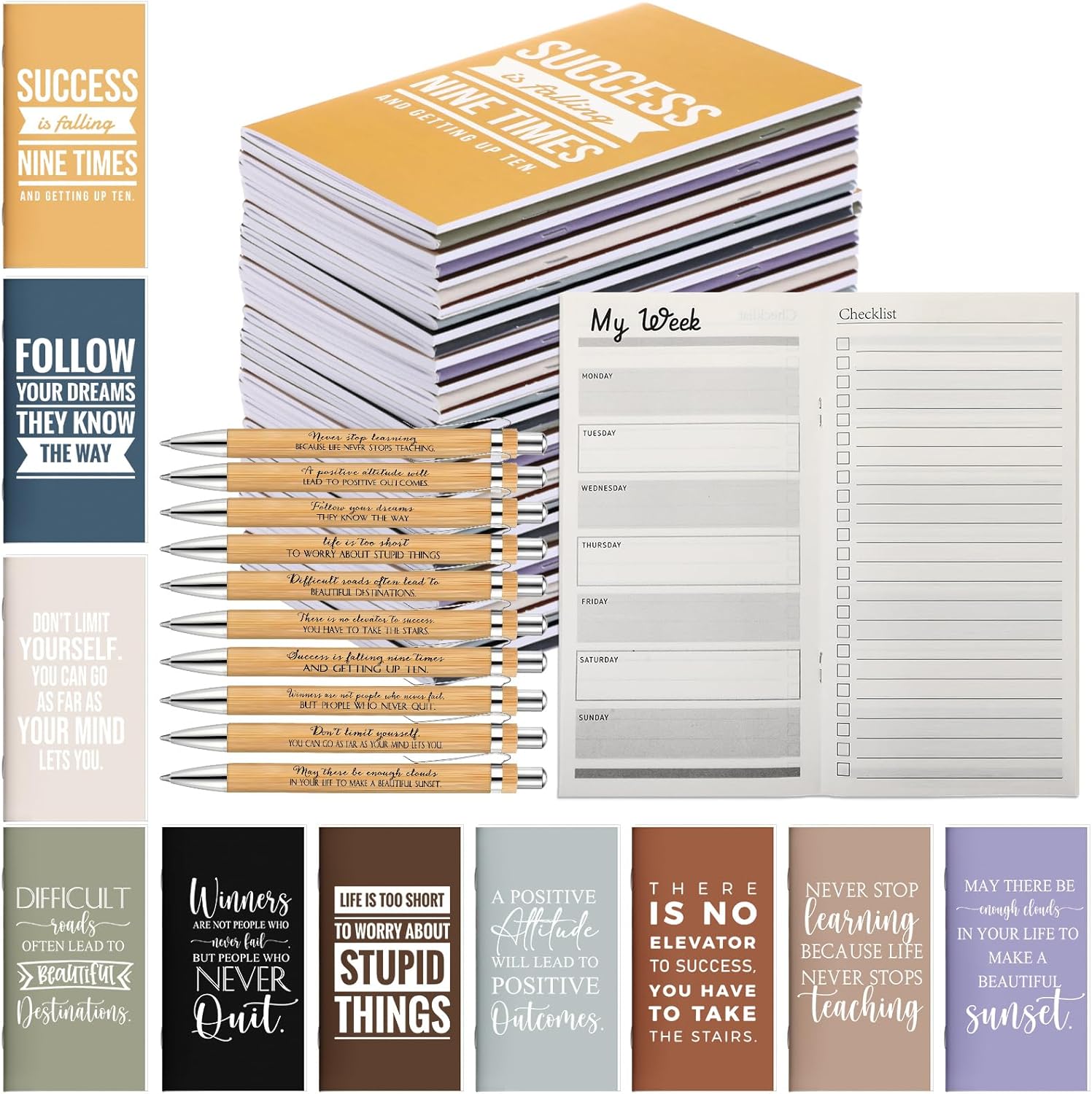 2025 Habit Tracker & Pen Set - Inspiring Employee Gift