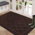 Dirt Trapper Door Mat 32 in x 48 in - Washable Non-Slip Entry Rug