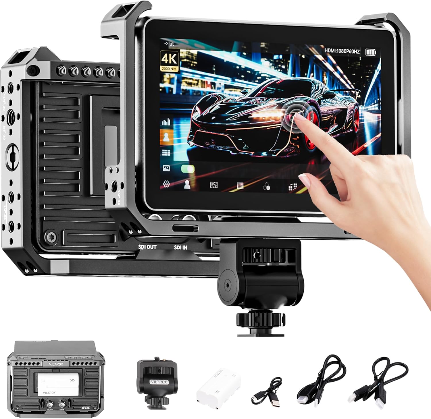 VILTROX DC-X3 6 Inch IPS Touchscreen Camera Monitor Kit