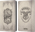 Harry Potter Hufflepuff Parchment Leather Wallet Case for iPad Air 2
