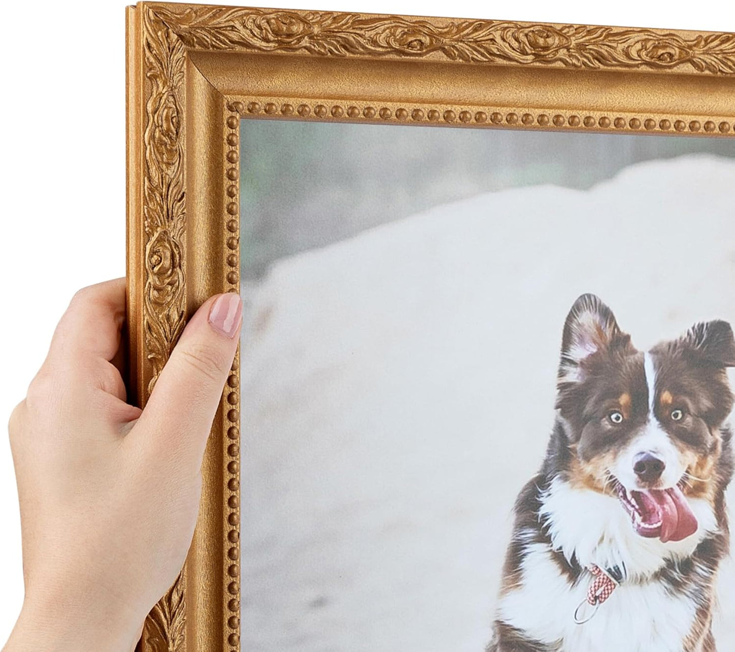 ArtToFrames 24x30 Frame - Elegant Gold Wood Picture Frame