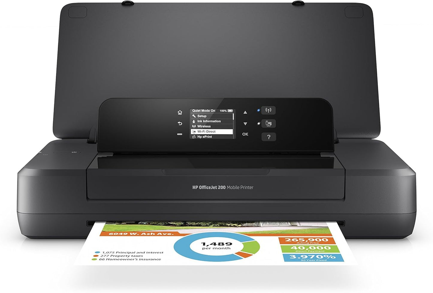 Portable HP OfficeJet 200 Wireless Printer