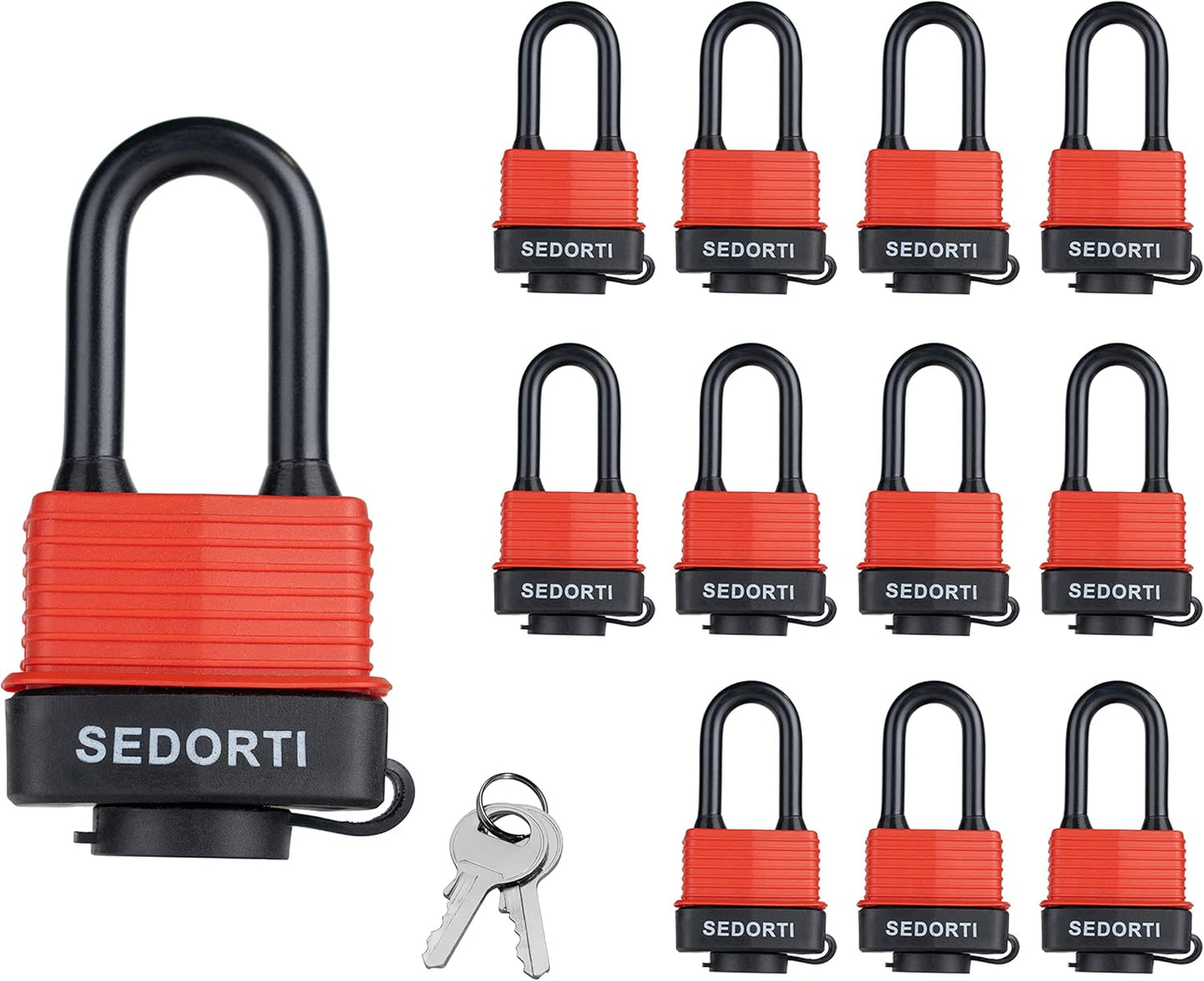 Colored Waterproof Padlocks for Heavy Duty Security Needs