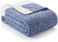 Snuggle Sac Blue Throw XL Blanket 50x70 - Super Soft Oversized Throw
