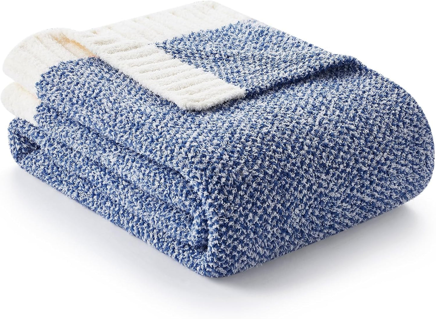 Snuggle Sac Blue Throw XL Blanket - Super Soft Warm Comfort