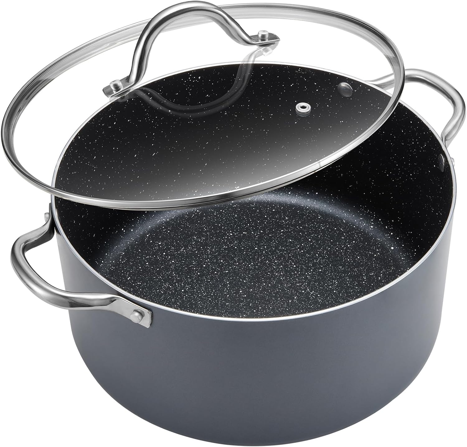 BEZIA 10 Quart Cooking Pot for Large Families and Meal Prep