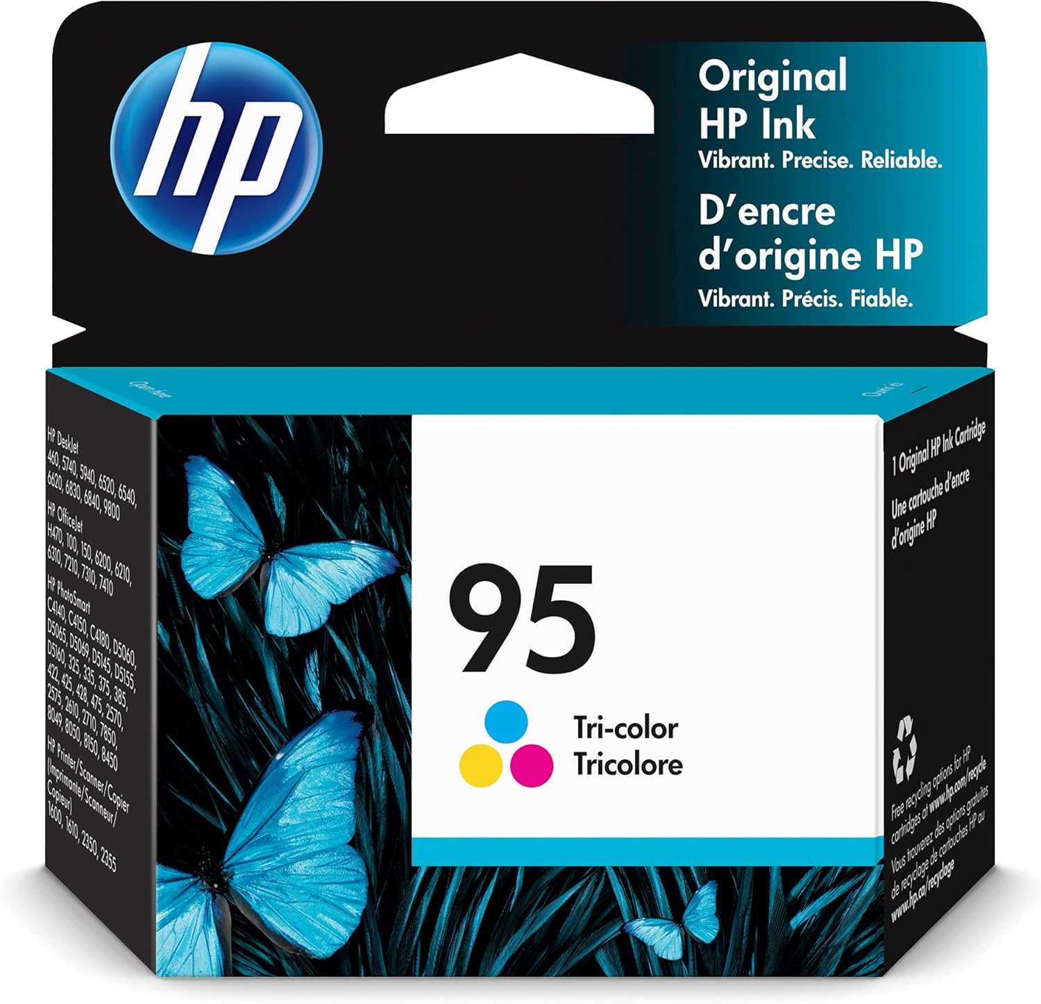 HP 95 Tri-Color Ink Cartridge for Reliable Printing Performance