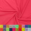 Rayon Spandex Jersey Knit Fabric 60in Wide - Soft 4-Way Stretch Coral