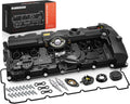 A-Premium Engine Valve Cover Compatible with BMW L6 2.5L/3.0L