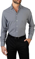 Nautica Men's Slim Fit Dress Shirt - Wrinkle Resistant Comfort busy