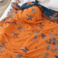 Boho Throw Blanket for Bed 100% Organic Cotton Muslin - Soft Floral